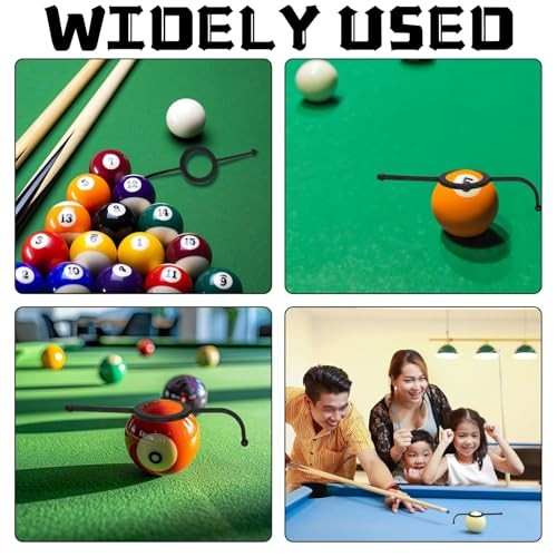 4Pcs Black Billiard Aiming Training Aid, Pool Billiards Table Accessories