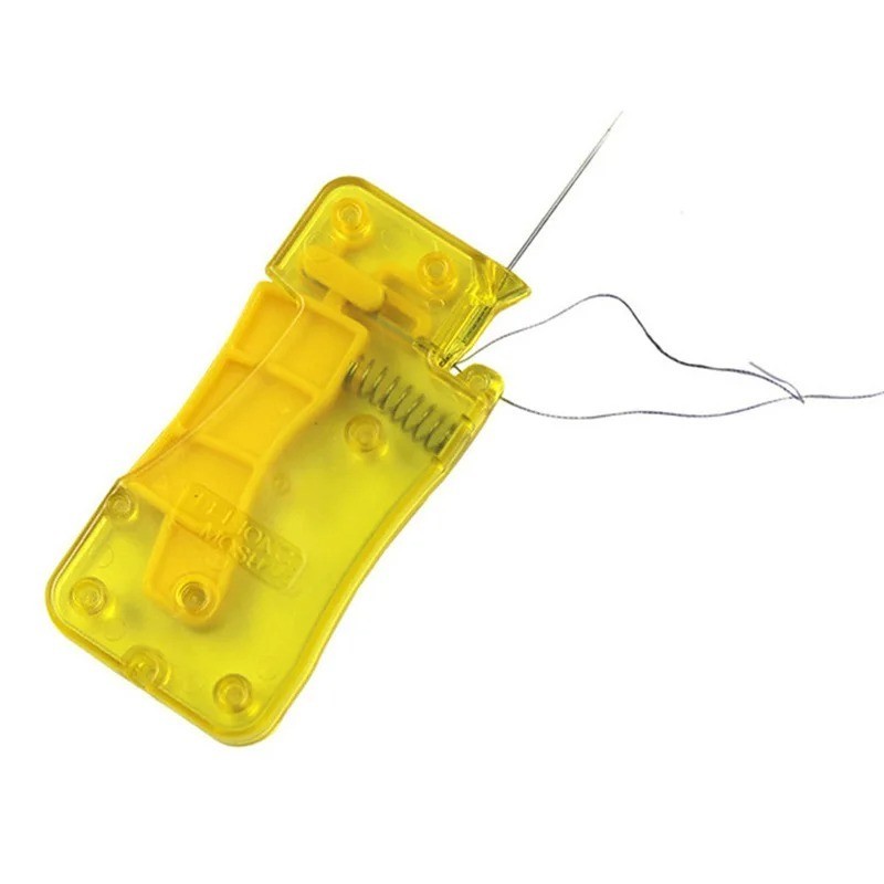 New Elderly Use Automatic Easy Sewing Needle Device Threader Thread Guide Tool