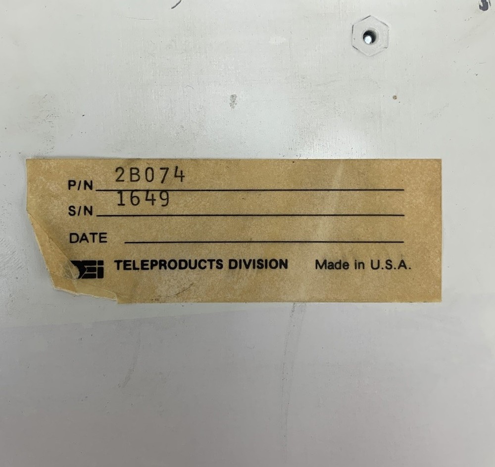 DEI 2B074 Asynchronous Data Set