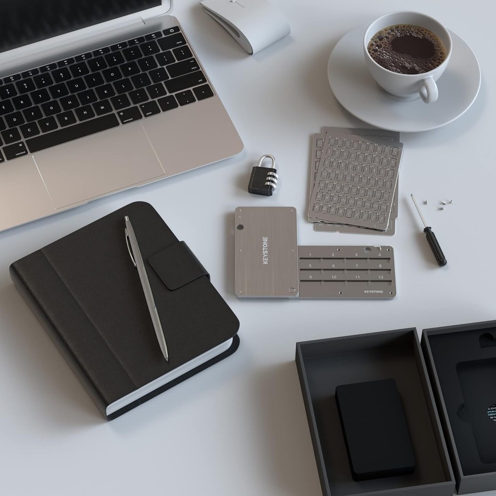 Durable Crypto Seed Storage Tablet - Complete Set with Anti-Tampering Features