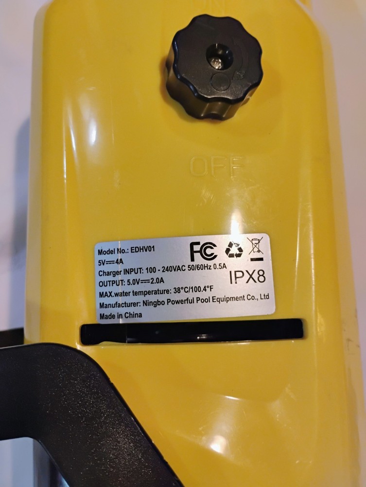 Efurden Cordless Pool Vacuum – Handheld Rechargeable Cleaner REPLACEMENT PART
