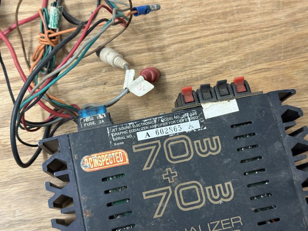 Jet Sound Electronics JSE-236 Equalizer Amplifier Untested