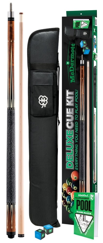 Package Set K3 McDermott Pool Cue Play Kit