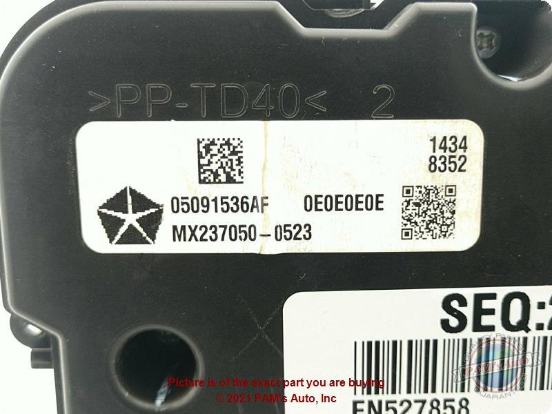 Used A/C Selector Switch fits: 2015 Chrysler 200 automatic temperature control d