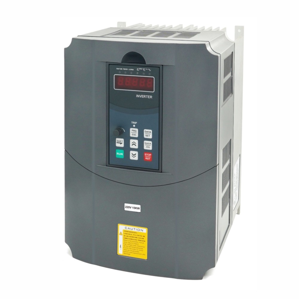 VFD 220V 20HP 15KW Vector Control Variable Frequency Drive Inverter motor CNC