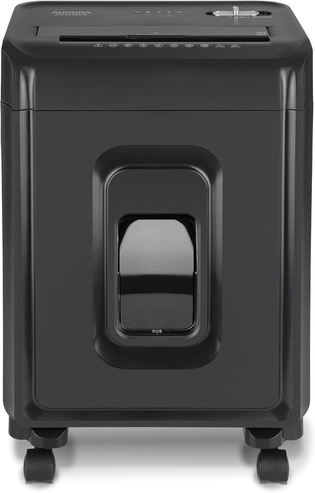 AU1035XA 10-Sheet Crosscut Shredder with 4-Gallon Pullout Bin - Secure & Compact