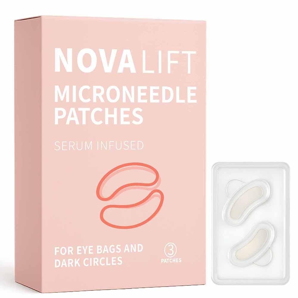 NOVALIFT MicroGlow Eye Patches,Under Eye Patchs Hyaluronic Acid Eye Mask for ...