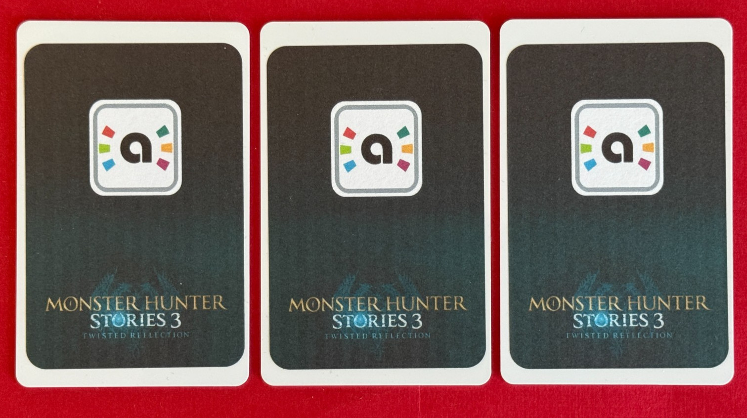 Monster Hunter Stories 3 amiibo Set Of 3 Cards Rudy / Rathalos V / Rathalos