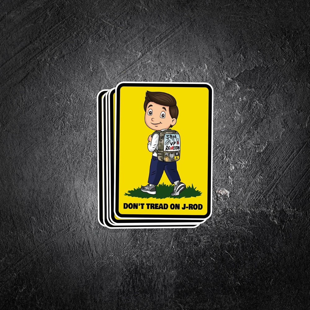 Don’t Tread on J-Rod Vinyl Decal