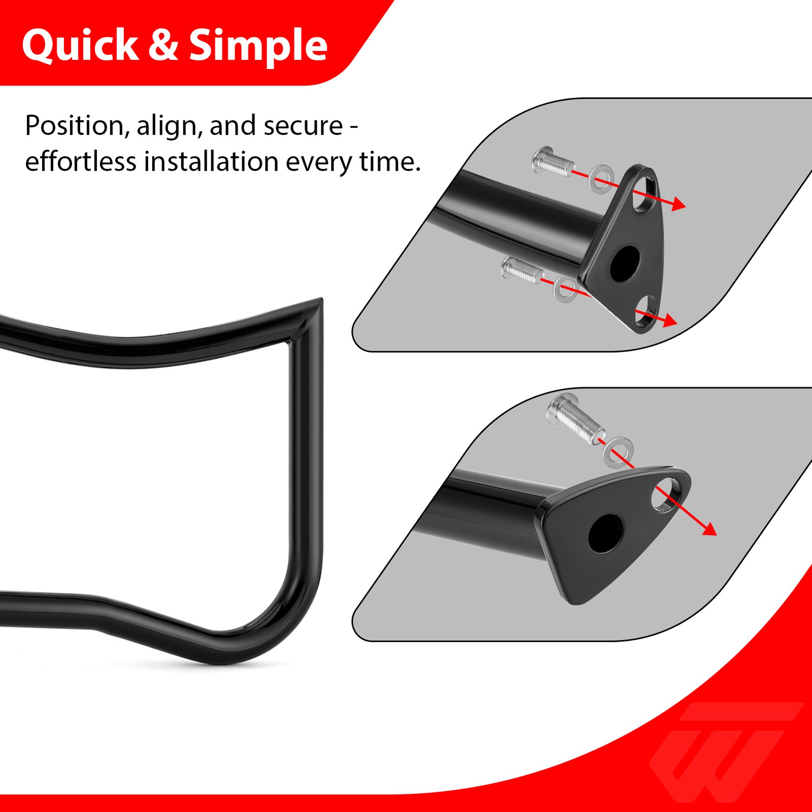 Sharp Saddlebag Rear Crash Bar Guard For Indian Challenger chieftain Vintage