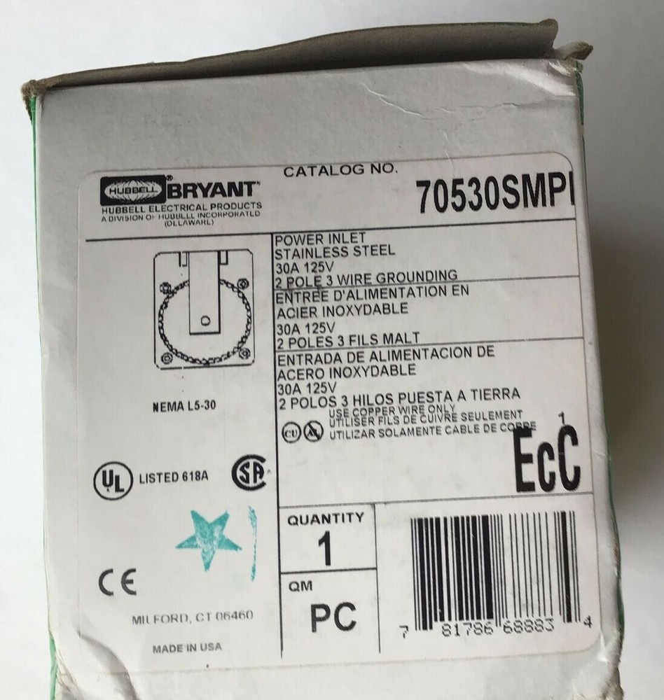 Bryant Marine Plug 70530SMPI