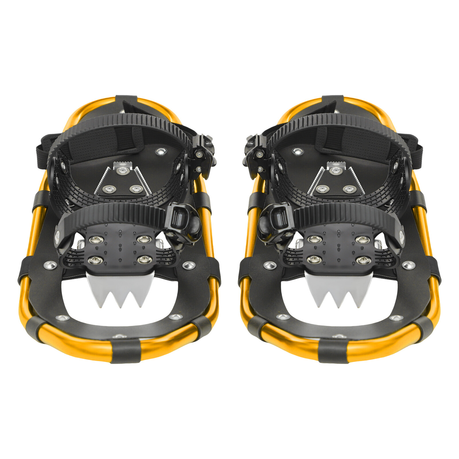 21 Inch Snowshoes, Snowshoes& Adjustable Trekking Poles, Snowshoes for Men Women