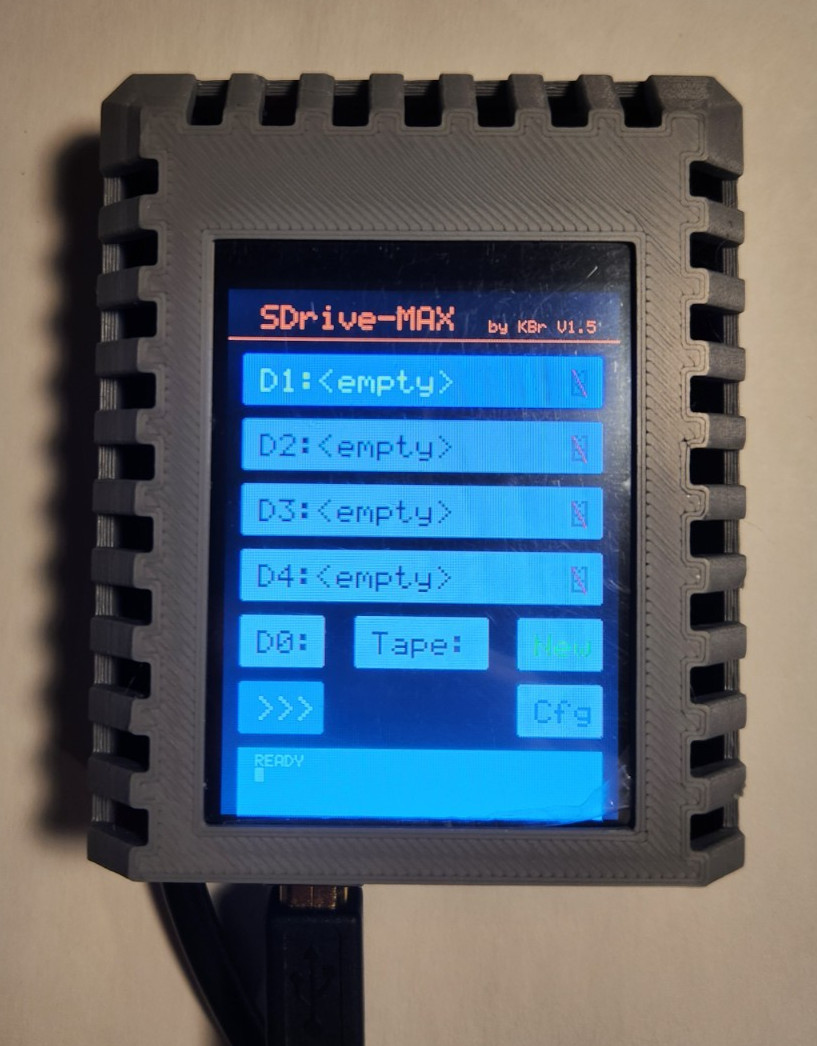 SDrive Max Floppy Drive Emulator Atari 8-Bit 400/800/XL/XE Firmware 1.5 R3