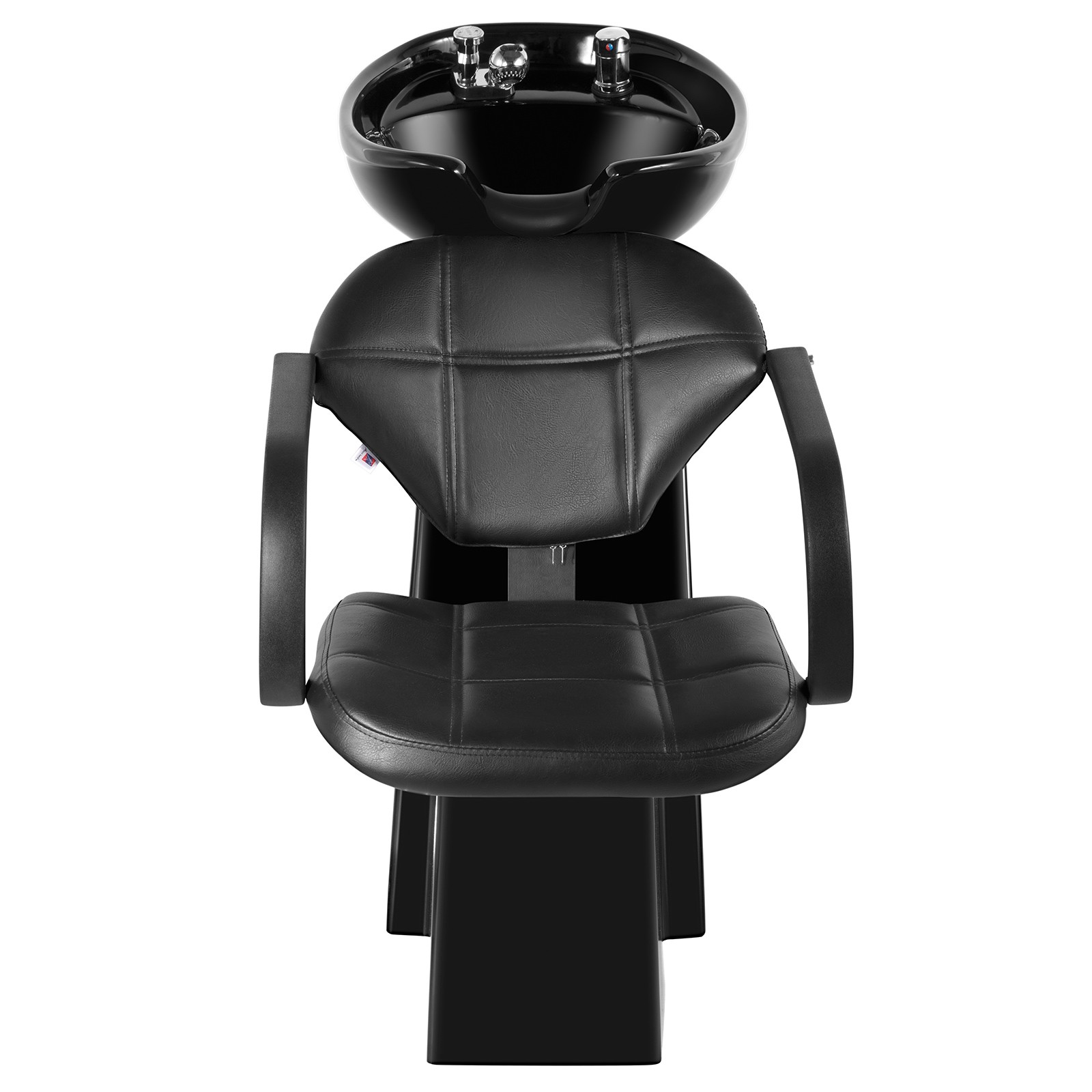 Pro Barber Backwash Unit Ceramic Shampoo Bowl Washing Sink Beauty Salon Station