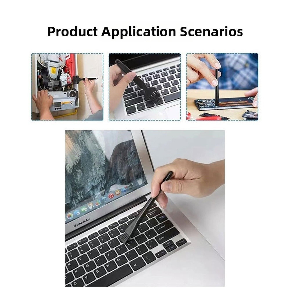 Anti Static Brush Set 8 Pieces for Keyboard Dust Removal and PCB Cleaning