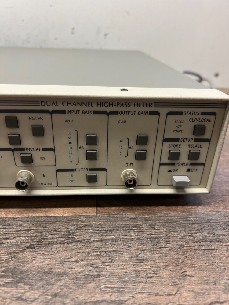 Stanford Research SR645 dual high-pass Programmable Filter