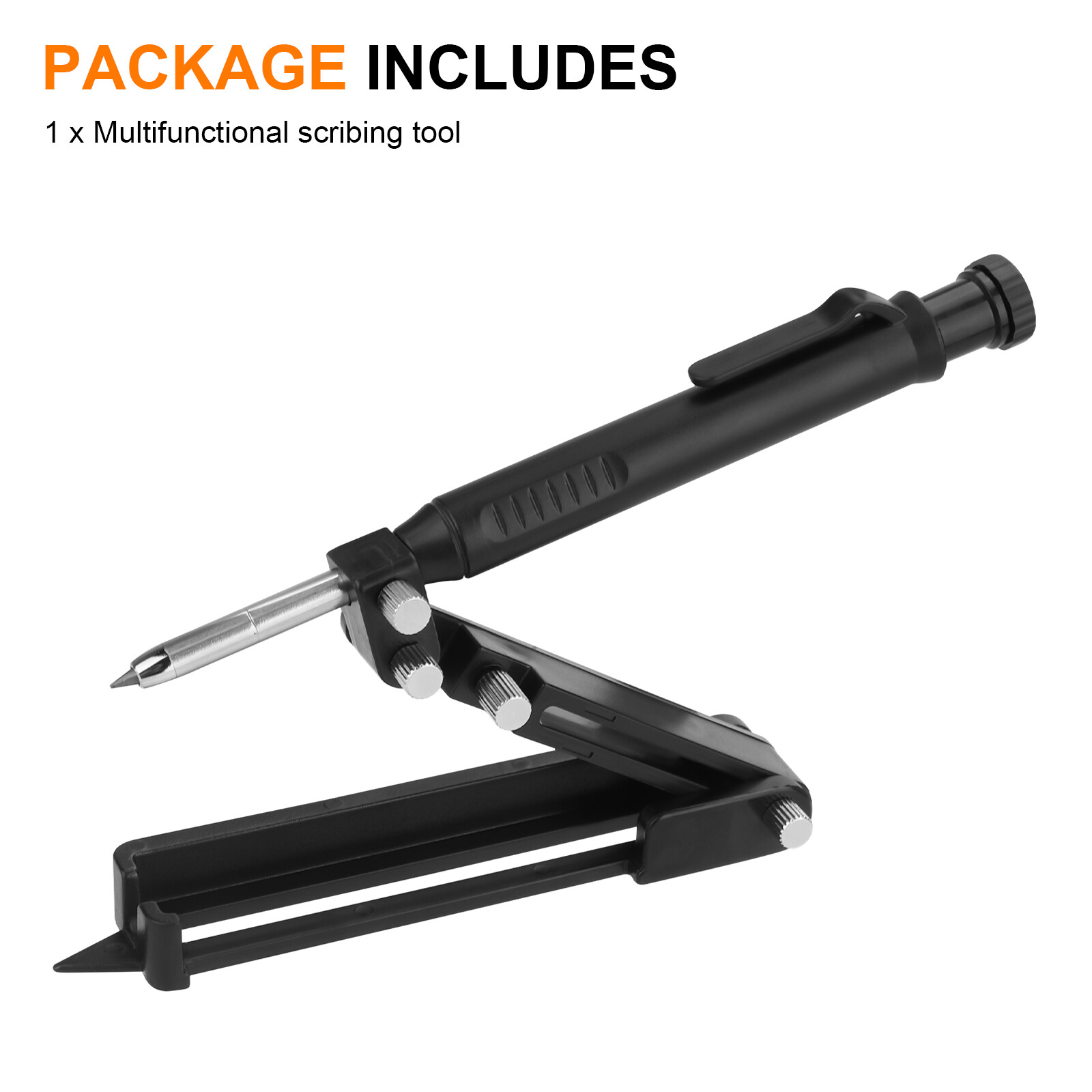 Multi-function Scribing Tool Construction Pencil DIY Woodworking Profile Scribe