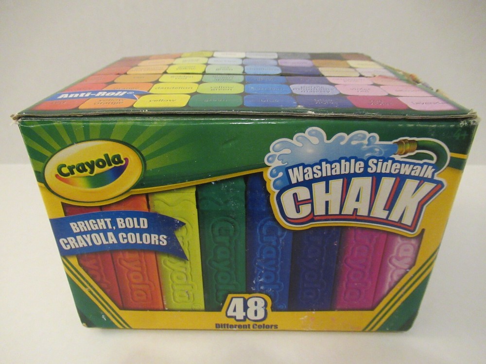 Crayola - Washable Sidewalk Chalk - 48 Assorted Colors