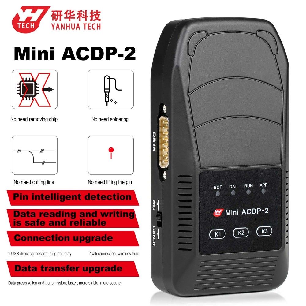 Original Yanhua Mini ACDP-2 K/ey Pr0gramming Master Basic Host No Need Soldering