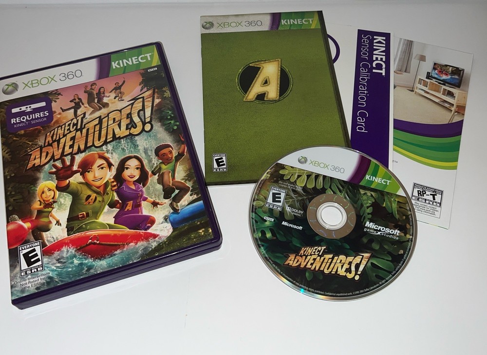 Xbox 360 Kinect Adventures Bundle CIB Microsoft LPF-00004