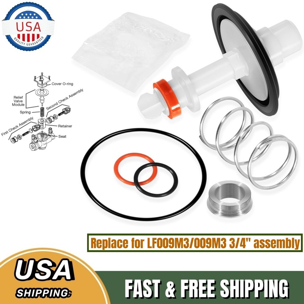 Replace for Watts 009M3 LF009M3 3/4" Backflow Preventer Reduced Pressure Zone