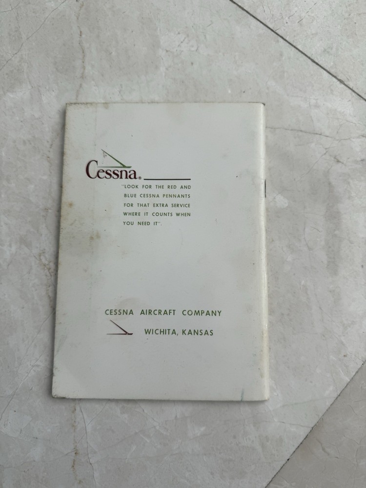 Cessna 1963 Owners Manual Model 150C
