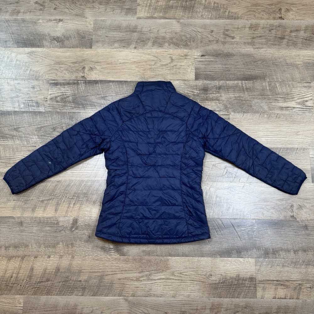 Patagonia Macro Puff Down Jacket Blue Size XS Flaws