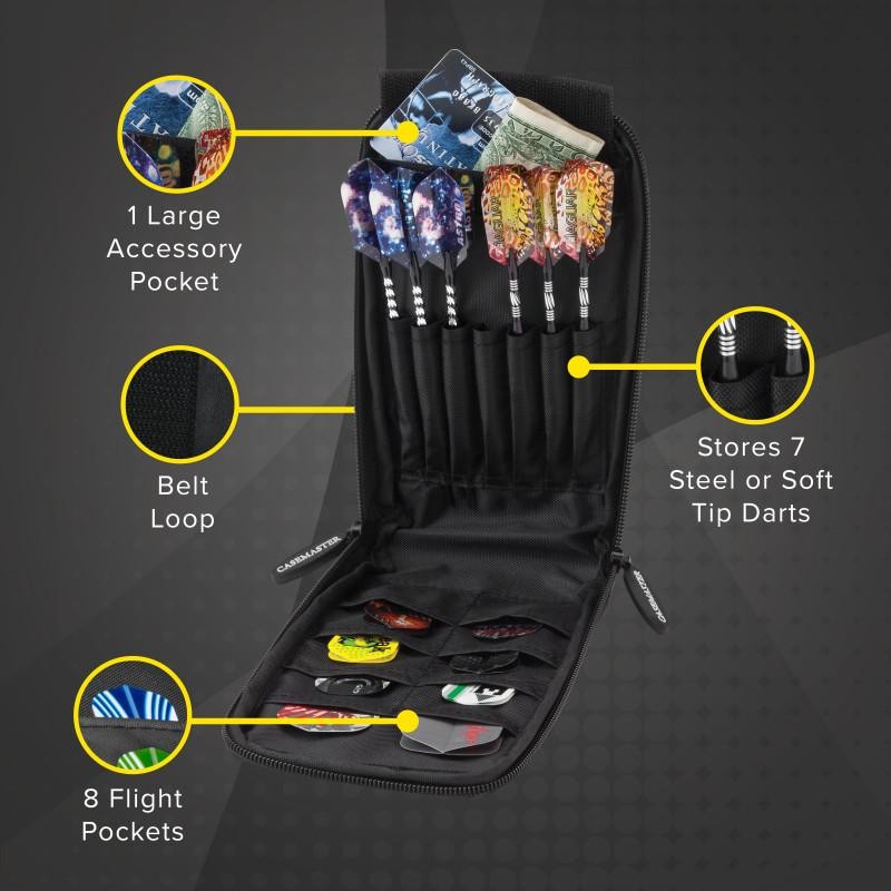 Casemaster Mini Pro Leatherette Dart Case