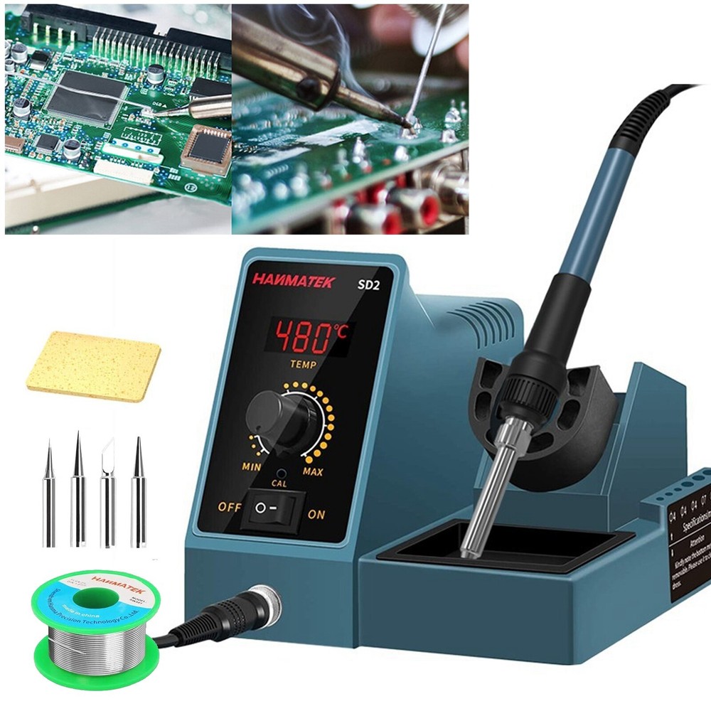 SOLDERING IRON STATION Adjustable Temperature Rapid Heating Bracket KitxR