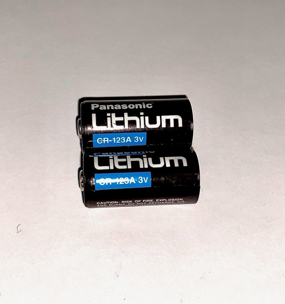 Panasonic Lithium 3V CR-123A Battery 2 Pack