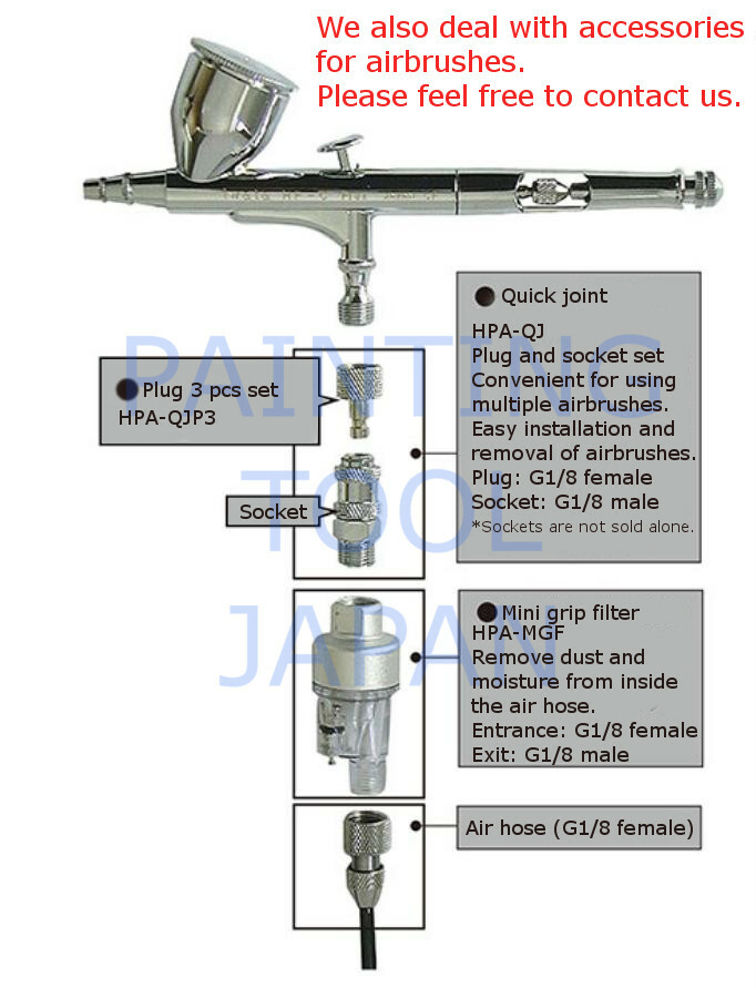 ANEST IWATA MEDEA Airbrush HP-CP High Performance Plus HP-C 0.3mm 0.24 oz. 7ml