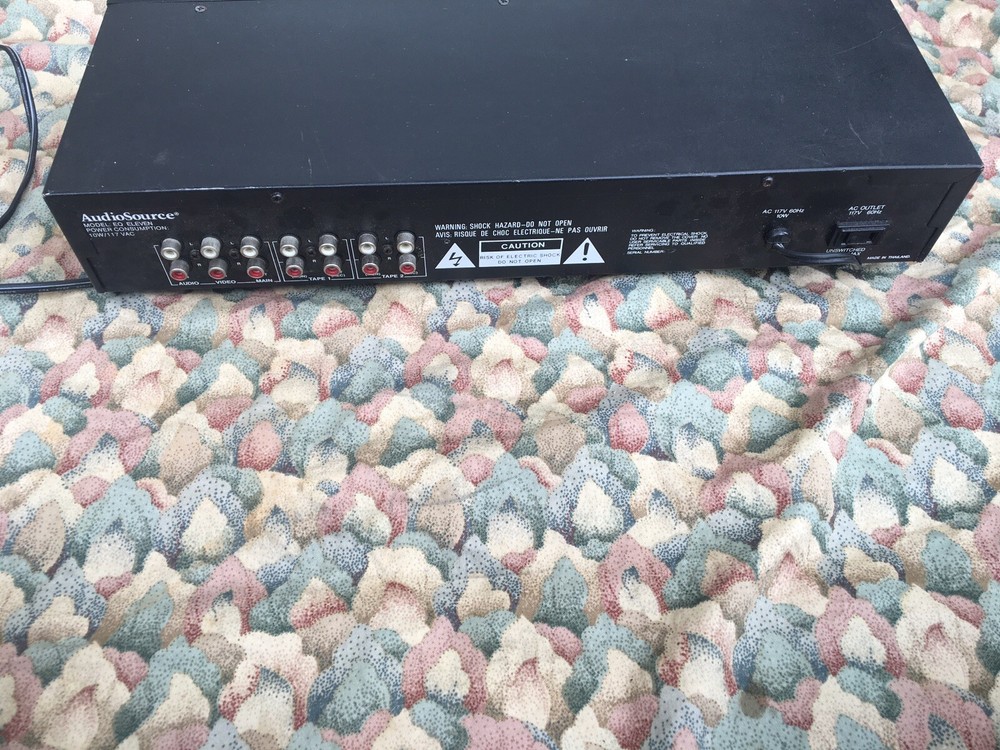 AudioSource EQ Eleven 10 Band Graphic Equalizer with Spectrum Analyzer Display