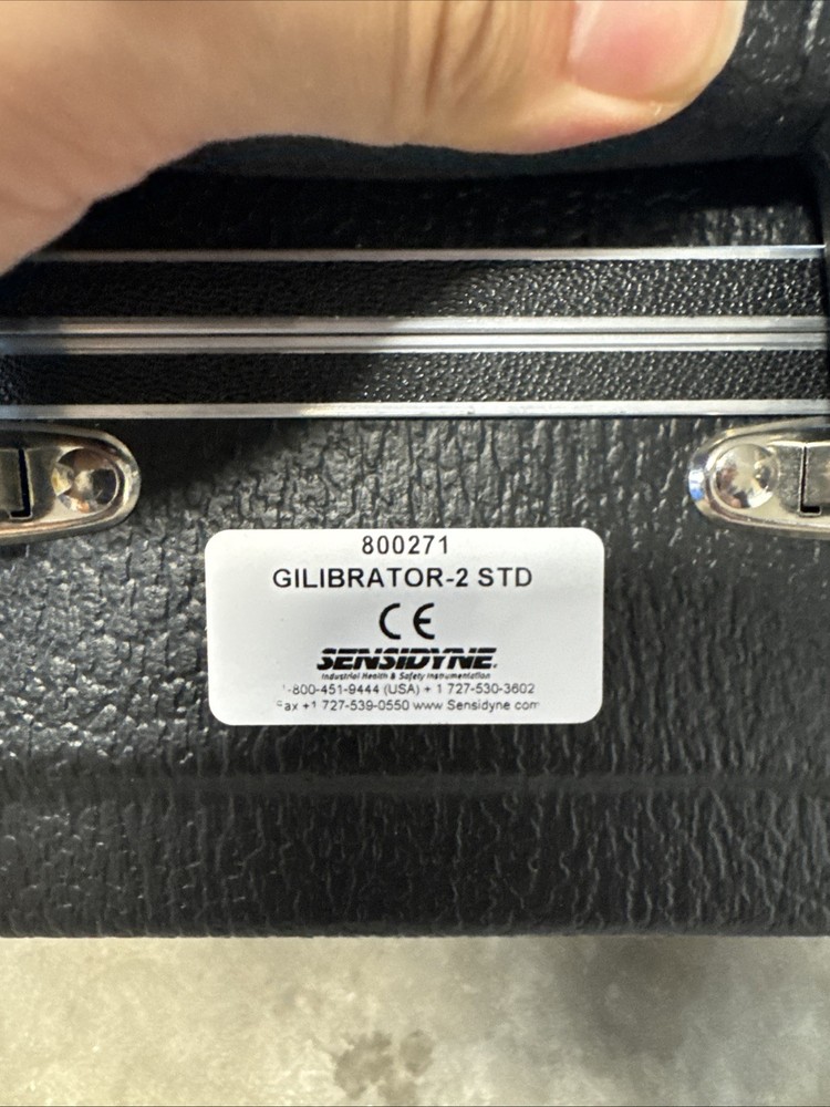 Sensidyne Gilian Gilibrator-2 Primary Flow Calibrator With Case Untested