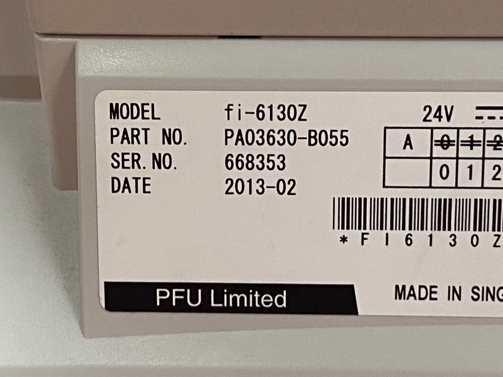 Fujitsu fi-6130z Duplex Desktop Document Scanner w/PA | C723