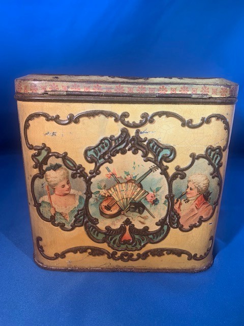 W & R Jacob Dresden Biscuit Tin c. 1896