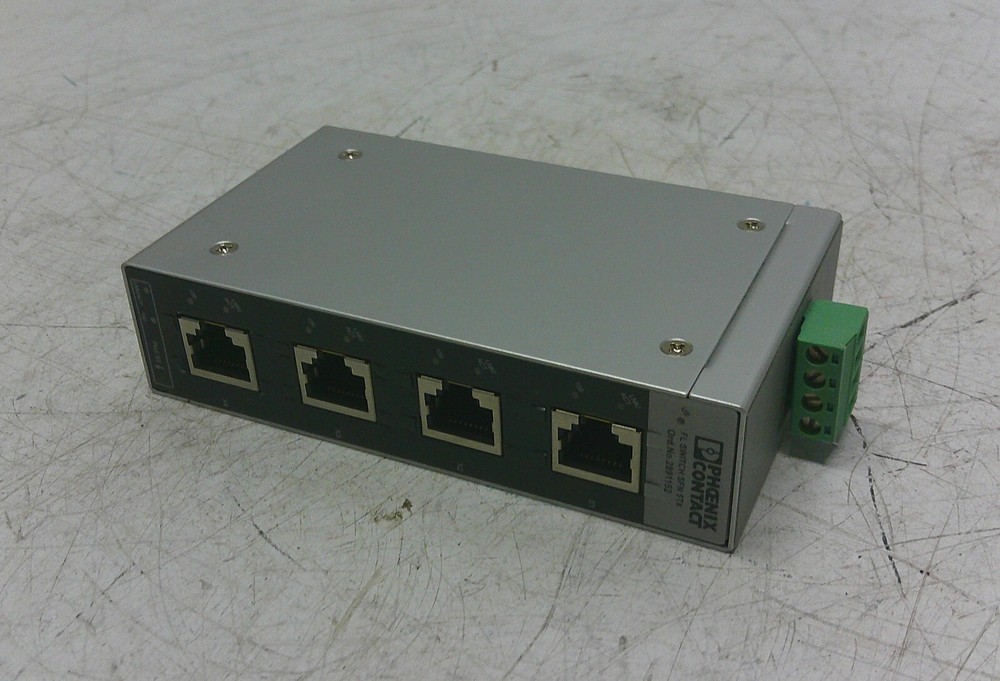 Phoenix Contact FL SWITCH SFN 5TX Ethernet Switch Used