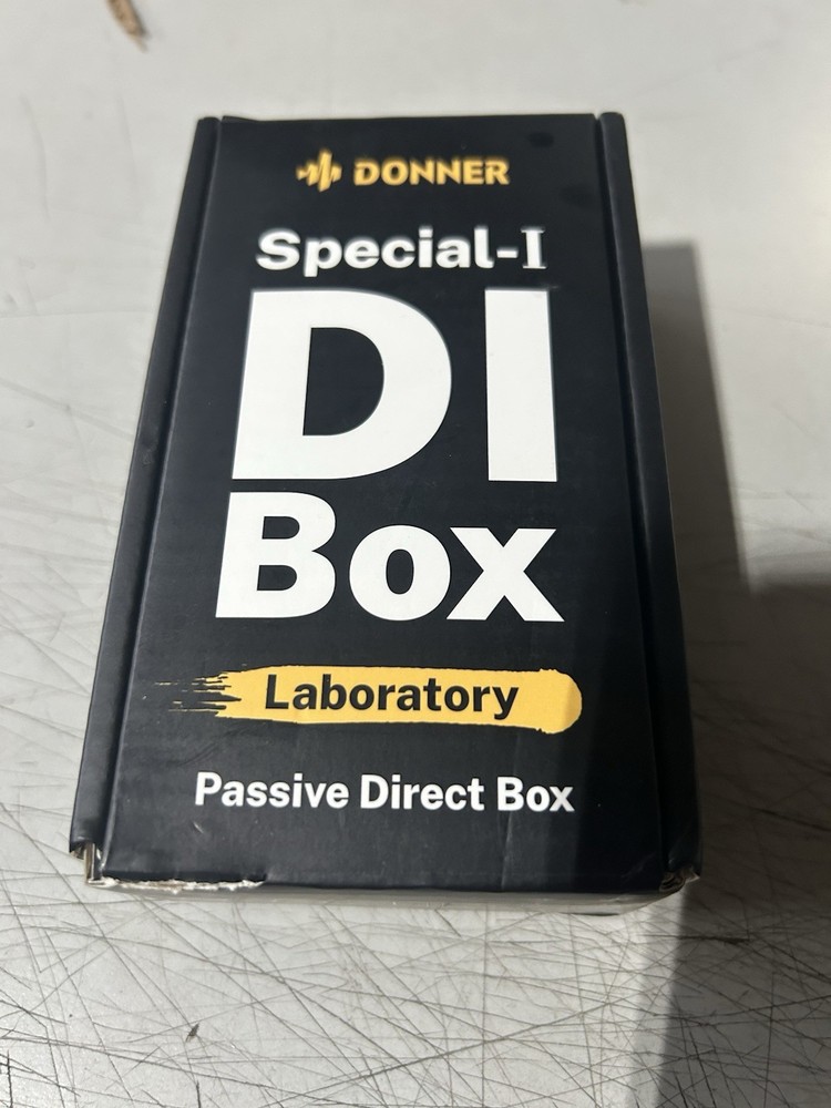 Donner Special-Ⅰ Professional High-Performance Passive DI-Box Unit Hum BLACK