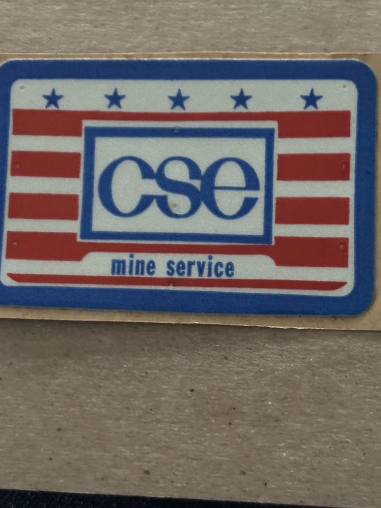 Coal Mining Stickers. Item 3