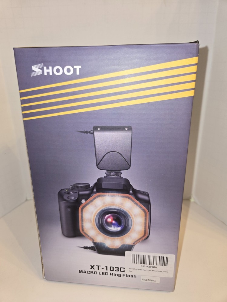 Shoot XT-103C Macro Led Flash. New, Never Used