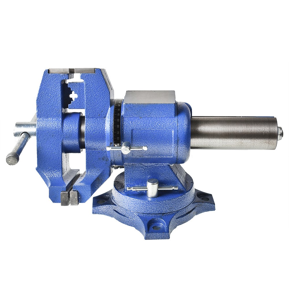 6" Multi-Purpose Rotating Bench Vise Heavy Duty With 360 Degree Swivel Base
