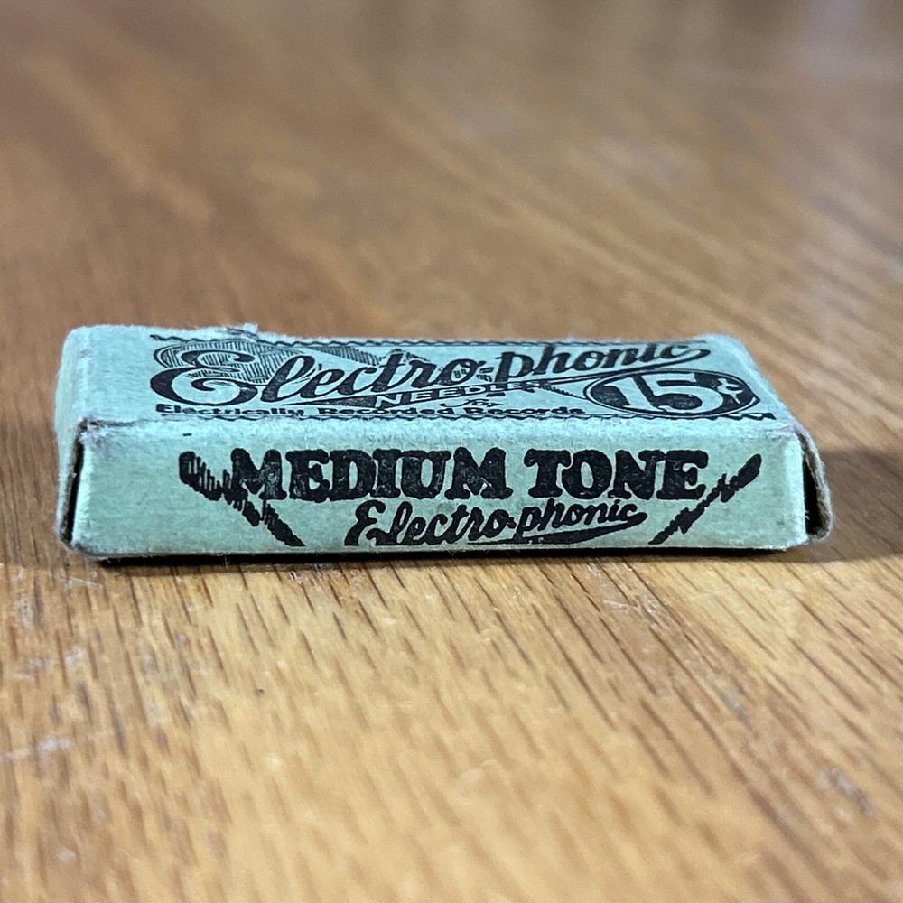 Antique Electro-phonic Phonograph Needle Package Advertising Original