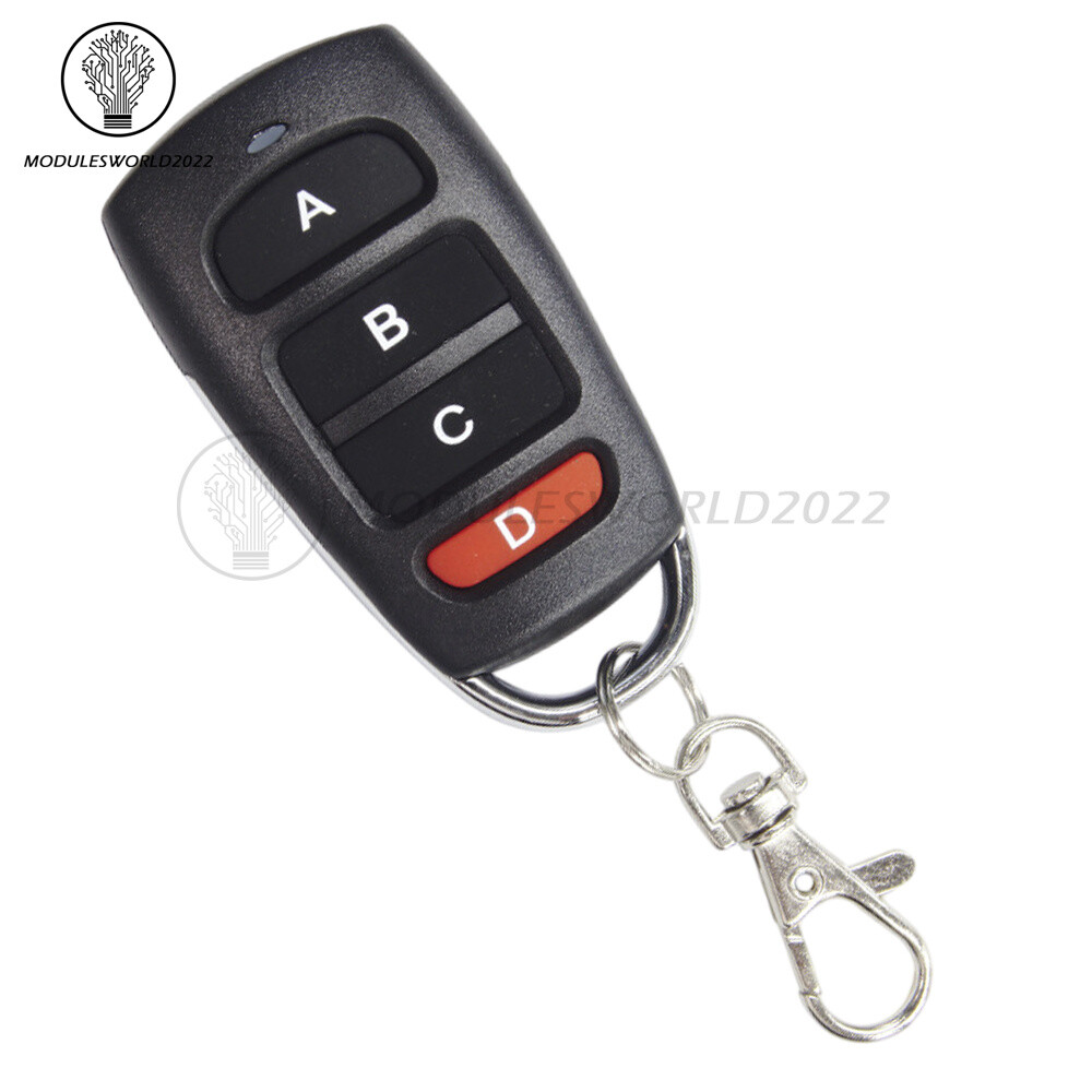 433Mhz Remote Control Receiver RF Wireless Switch 4CH Relay Module Transmitter