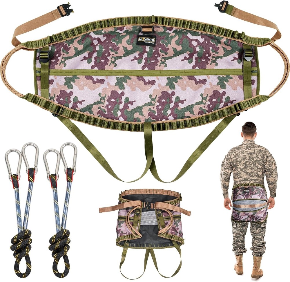 𝐔𝐩𝐠𝐫𝐚𝐝𝐞𝐝 2.0 Hunting Saddle Kit, Lightweight Hammock Tree Saddle - NEW