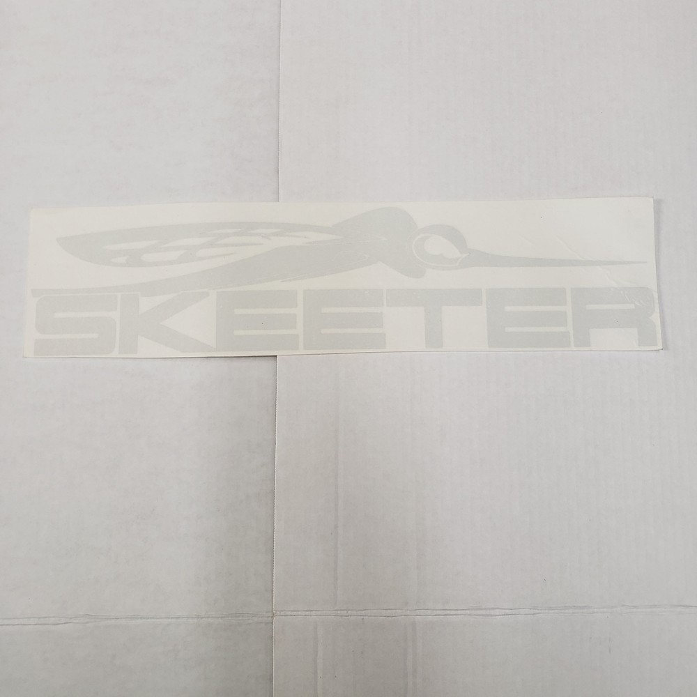 New Authentic Skeeter Chrome Decal 17" X 4 1/2"