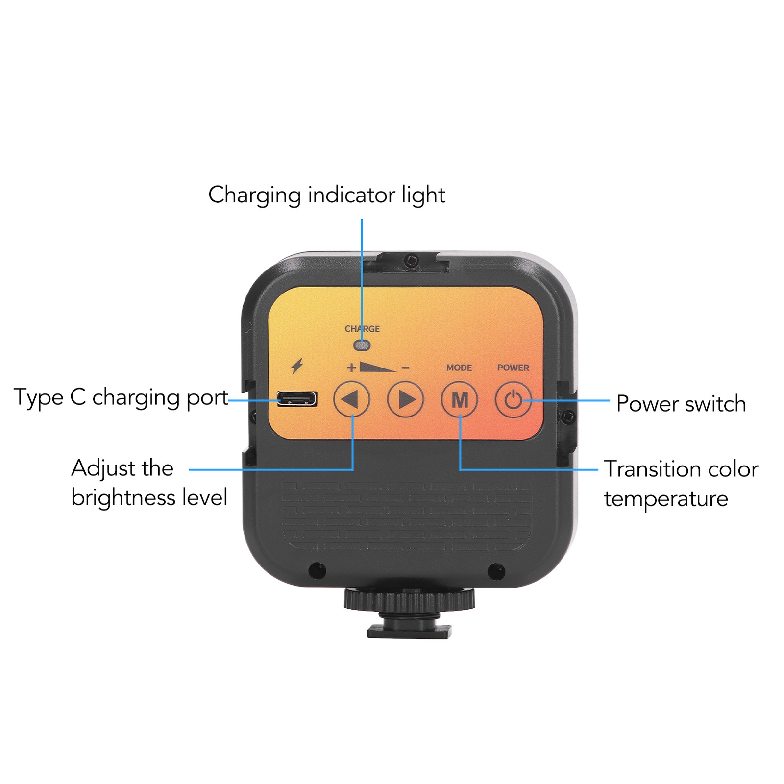 LED Camera Light Portable Camera Photo Light For Outdoor Photography Live St