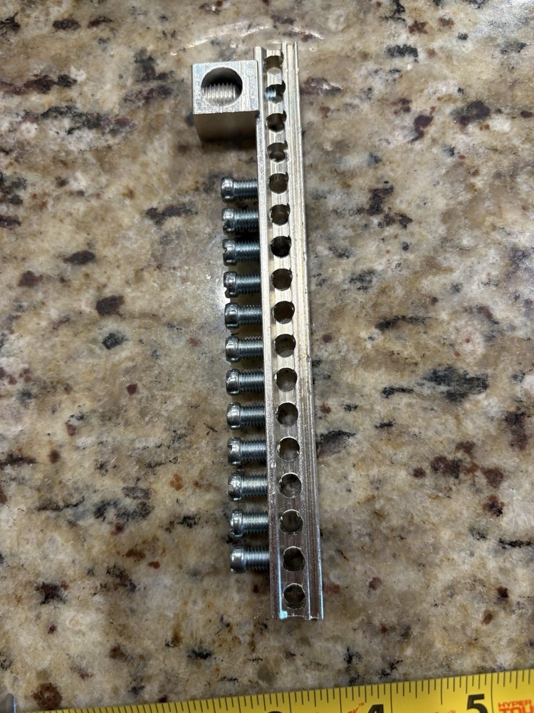 Square D Load Center Accessory, Ground Bar Kit, 17 terminal Open Package