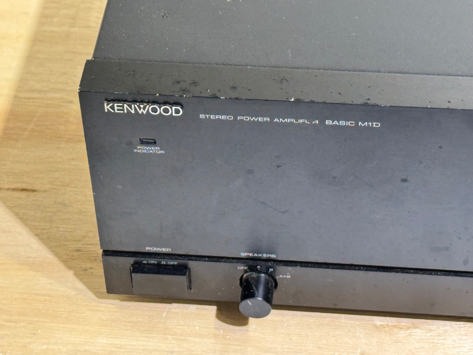Vintage Kenwood M1D Stereo Power Amplifier | Does Not Work | For Parts or Repair