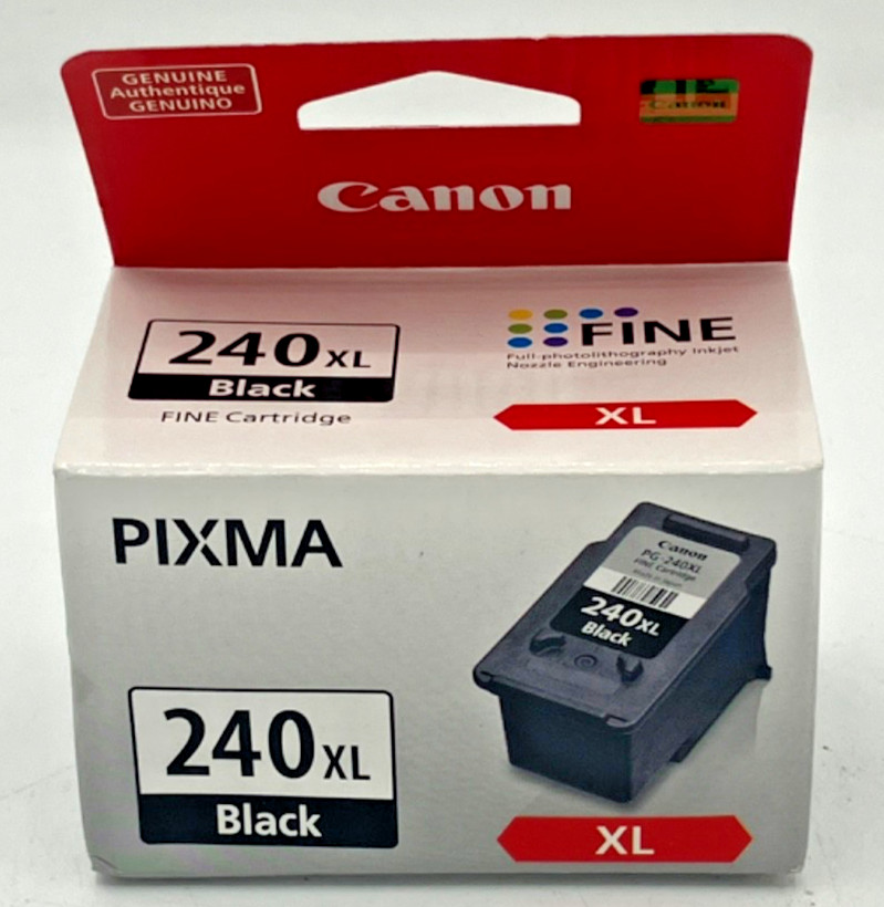 Genuine Canon 5206B001 PG-240XL ChromaLife100+ High-Yield Ink Black, Sealed