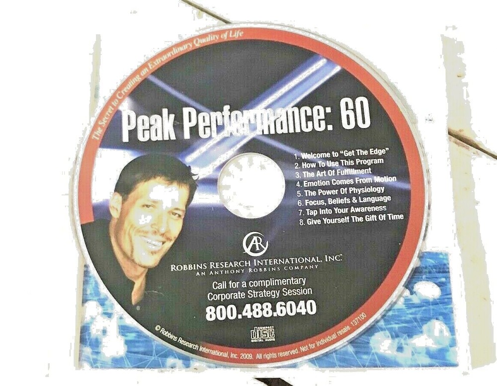 Anthony Robbins peak performance: 60 CD.