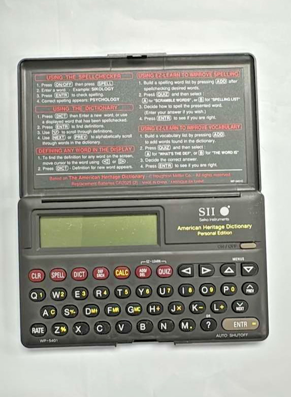 Seiko WP-5401-American Heritage Dictionary-Personal Edition!!!